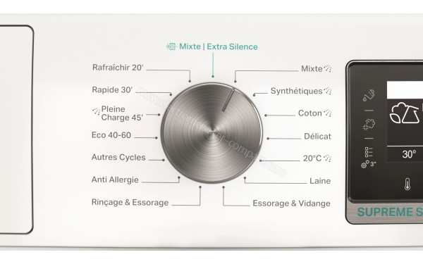 WHIRLPOOL W8W946WRFR - Vue des programmes