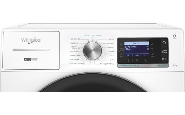 WHIRLPOOL W8X89ADSILENCEFR - Panneau de commandes