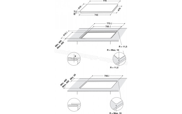WHIRLPOOL WB B4877 NE - Sch&eacute;ma technique