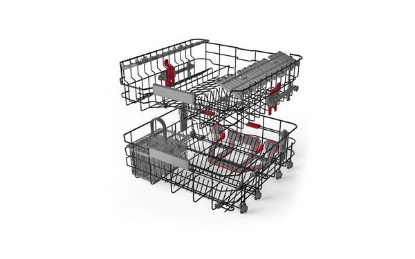 WHIRLPOOL WBC3C24P - Vue des paniers