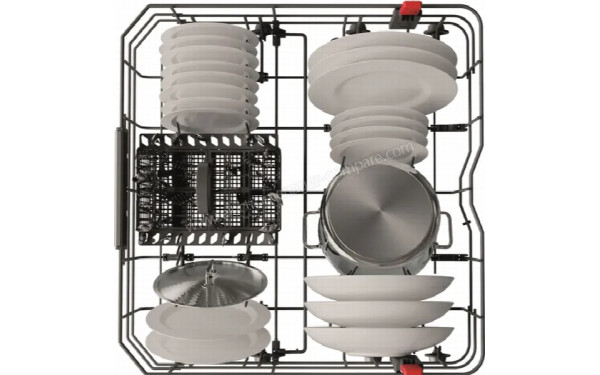 WHIRLPOOL WBO3T333P6.5X - Vue du panier inf&eacute;rieur