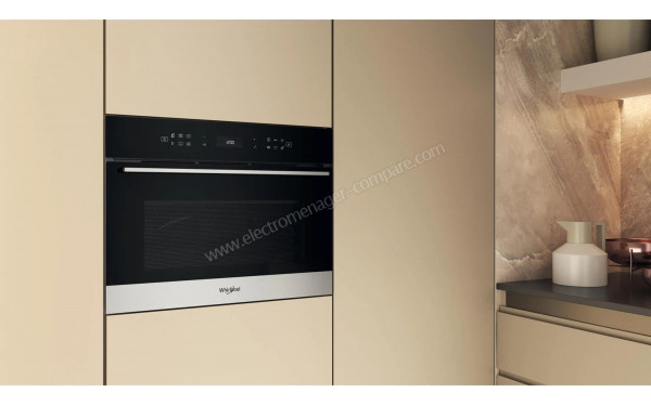 WHIRLPOOL WCW7O7HTSXF - Appareil encastr&eacute; vue 3/4 gauche