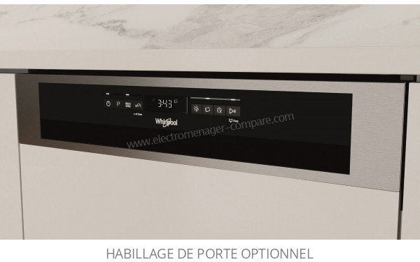 WHIRLPOOL WDBO3T341PX - Panneau de commandes