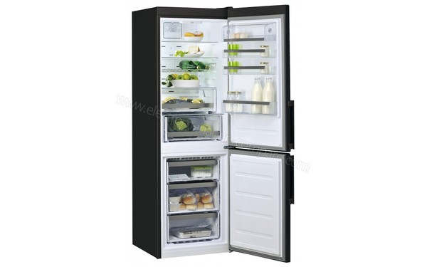 WHIRLPOOL WDNF93DKSH - Vue 3/4 gauche avec porte ouverte