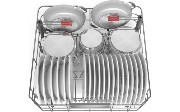 WHIRLPOOL WFC3C34PX - Vue du panier sup&eacute;rieur
