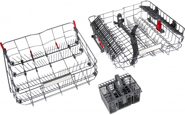 WHIRLPOOL WFO3T133P6.5X - Vue des paniers