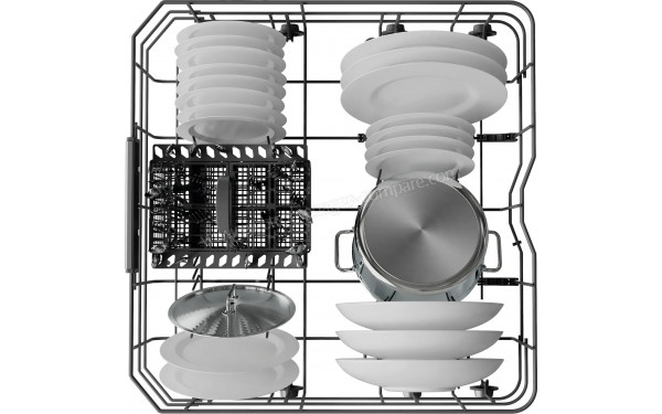 WHIRLPOOL WFO3T142X - Vue du panier inf&eacute;rieur