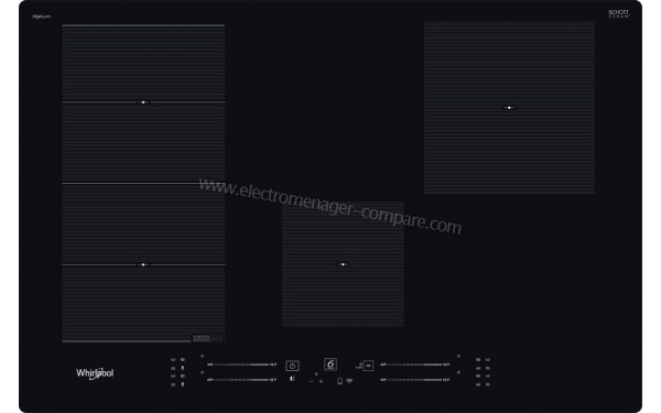 WHIRLPOOL WF S5077 NE/IXL - Vue du dessus