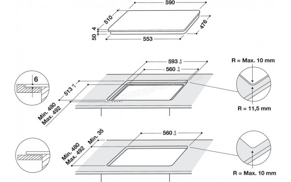 WHIRLPOOL WF S7560 NE - Sch&eacute;ma technique