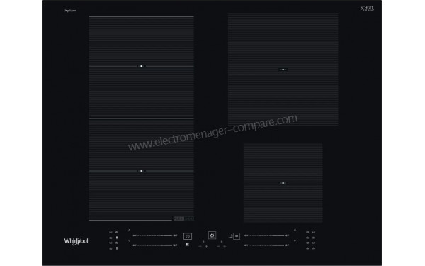 WHIRLPOOL WF S9365 BF/IXL - Vue du dessus