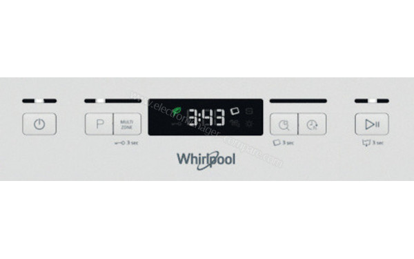 WHIRLPOOL WH2FD14BN70 - Vue des programmes