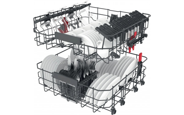 WHIRLPOOL WH3FC14BN70X - Vue des paniers