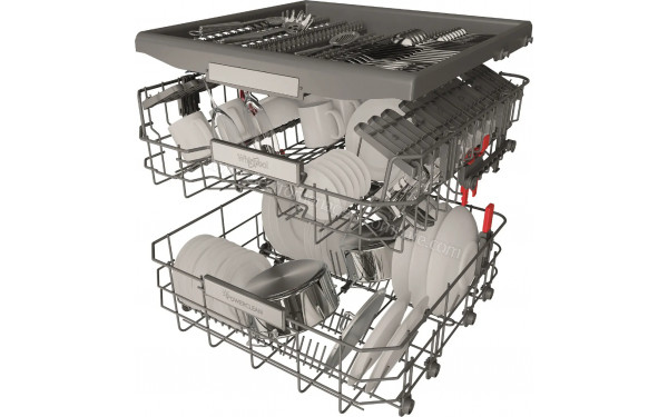 WHIRLPOOL WH6FC14BN70X - Vue des paniers