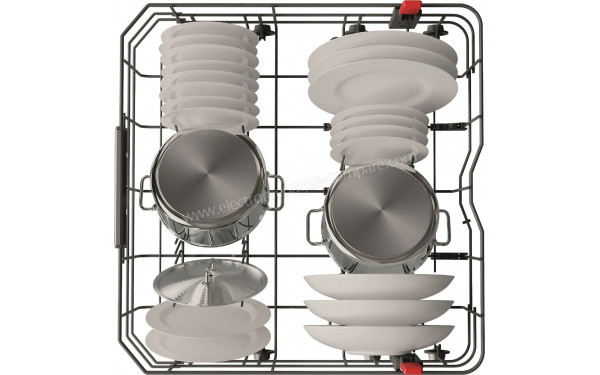 WHIRLPOOL WH6FC14BN70X - Vue du panier inf&eacute;rieur