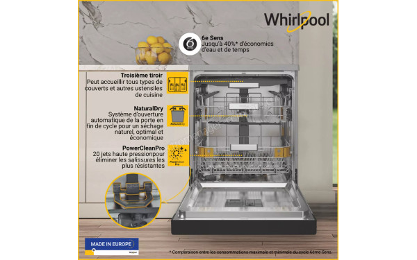 WHIRLPOOL WH6FTA14B1N6WX - Mise en situation