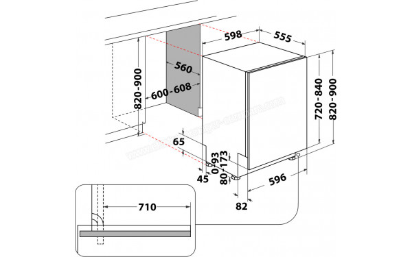 WHIRLPOOL WH7IA115B2M3TUS0 - Dimensions