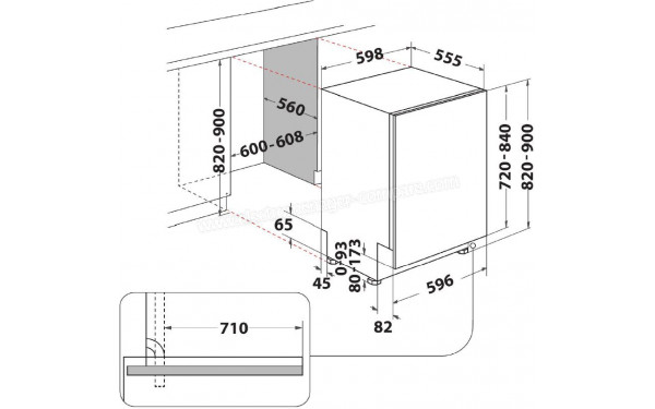 WHIRLPOOL WH8IB15AM6TS0 - Dimensions
