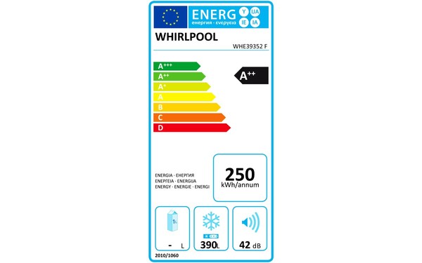 WHIRLPOOL WHE39352F - &Eacute;tiquette &eacute;nergie
