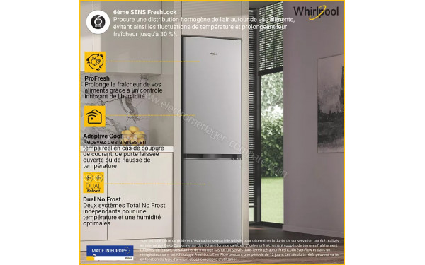 WHIRLPOOL WHK22374X8EA - Vue d'ensemble