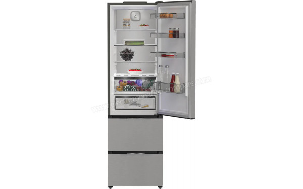 WHIRLPOOL WHKF6352X5E - Vue de l'int&eacute;rieur partie r&eacute;frig&eacute;rateur