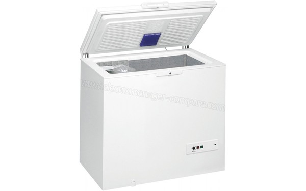 WHIRLPOOL WHM25112 - Vue 3/4 gauche porte ouverte