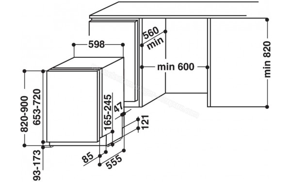 WHIRLPOOL WIC3B16 - Sch&eacute;ma technique