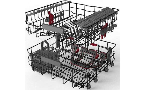 WHIRLPOOL WIC3C24PE - Vue des paniers (cr&eacute;dit : Darty)