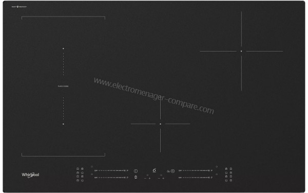 WHIRLPOOL WLS3777NEBM - Vue du dessus