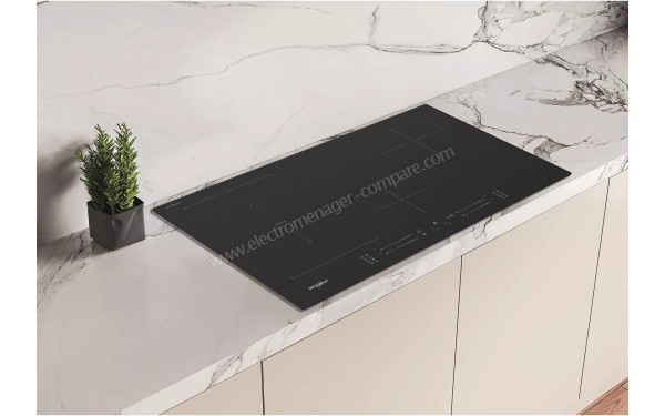 WHIRLPOOL WLS3777NEBM - Appareil encastr&eacute; vue de 3/4 gauche