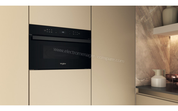 WHIRLPOOL WMD6O4TBF - Appareil encastr&eacute; vue 3/4 gauche