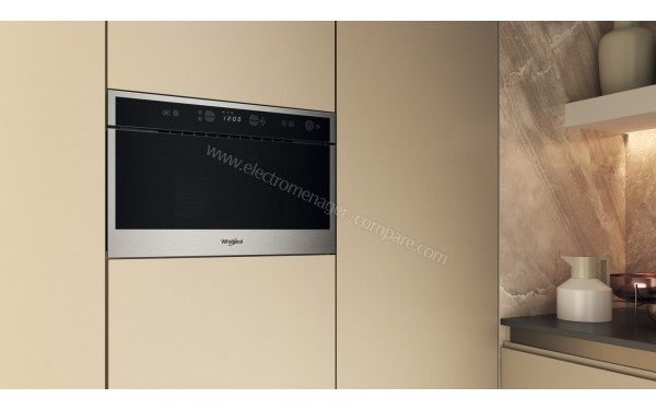 WHIRLPOOL WMN461BXF - Appareil encastr&eacute; vue 3/4 gauche