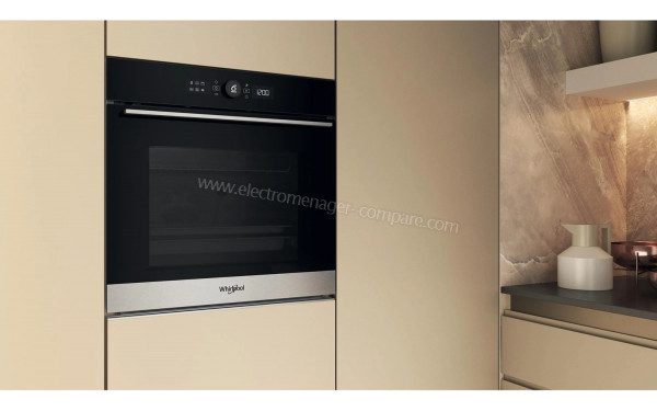 WHIRLPOOL WO54S8PPM1SXAF - Appareil encastr&eacute; vue 3/4 gauche