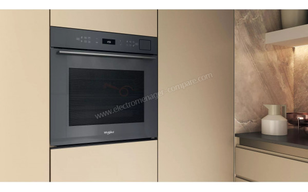 WHIRLPOOL WOI7A8FPT1SSGAF - Appareil encastr&eacute; vue 3/4 gauche