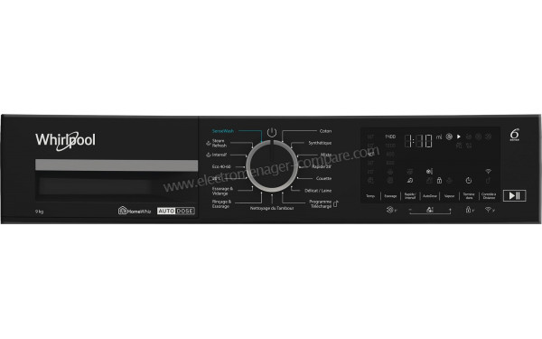 WHIRLPOOL WPM97GADSFR - Panneau de commandes