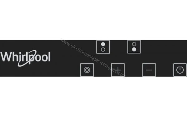 WHIRLPOOL WRD6030B - Panneau de commandes