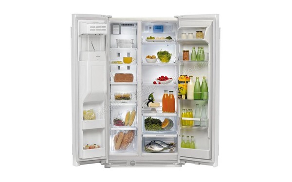 WHIRLPOOL WSF5552A+W - Vue de l'int&eacute;rieur