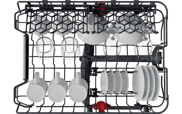 WHIRLPOOL WSFO3O34PFX - Vue du panier sup&eacute;rieur