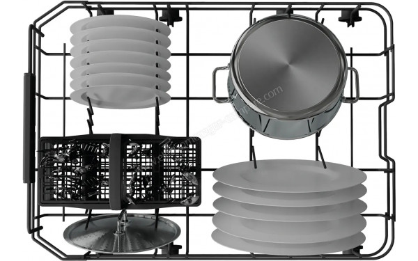 WHIRLPOOL WSIC3M27C - Vue du panier inf&eacute;rieur