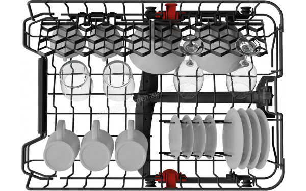 WHIRLPOOL WSIC3M27C - Vue du panier sup&eacute;rieur