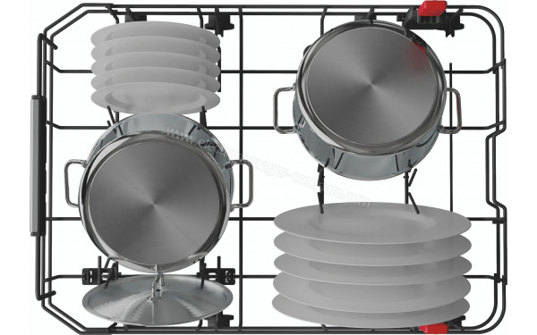 WHIRLPOOL WSIO3O34PFEX - Vue du panier inf&eacute;rieur