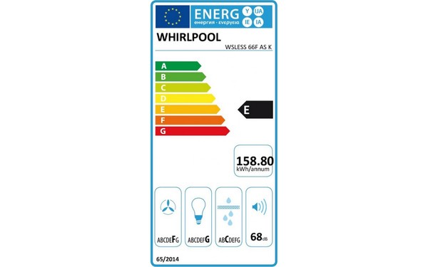 WHIRLPOOL WSLESS 66/FASK - &Eacute;tiquette &eacute;nergie
