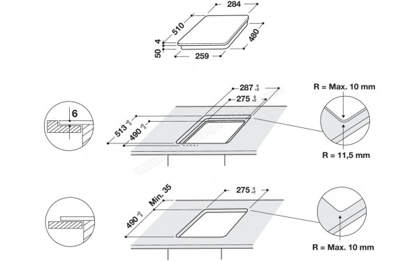 WHIRLPOOL WS Q0530 NE - Sch&eacute;ma technique