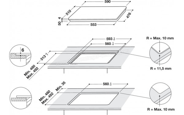 WHIRLPOOL WS Q2160 NE - Sch&eacute;ma technique