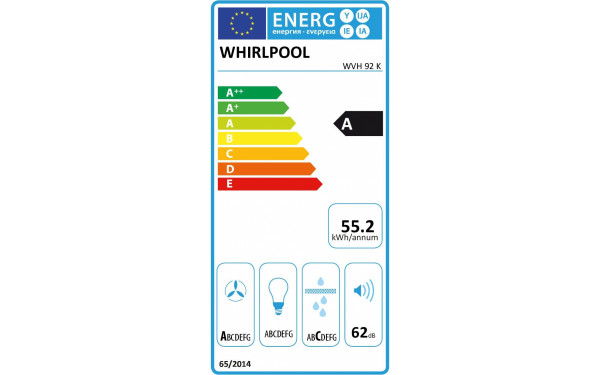 WHIRLPOOL WVH92K/1 - &Eacute;tiquette &eacute;nergie