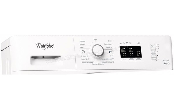 WHIRLPOOL WWDE8612 - Panneau de commandes