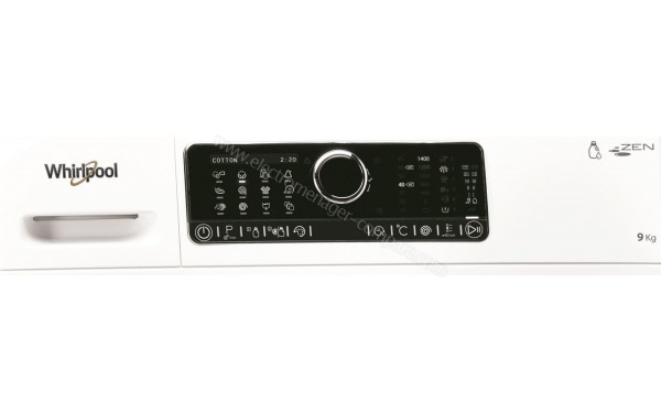 WHIRLPOOL ZENDOSE8 - Panneau de commandes (cr&eacute;dit : Boulanger)