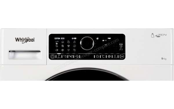 WHIRLPOOL ZENDOSE9 - Panneau de commandes (cr&eacute;dit : Boulanger)
