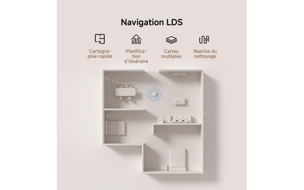 XIAOMI H50 Blanc - Navigation LDS