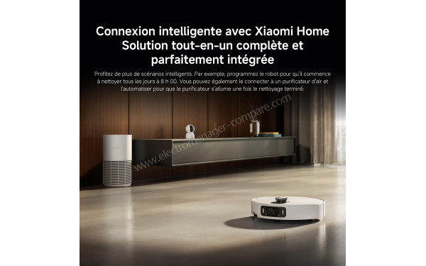 XIAOMI Robot Vacuum 5 Pro Blanc - Application pour smartphones ou tablettes