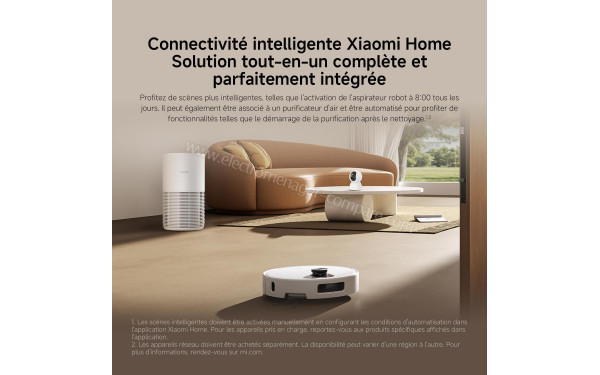 XIAOMI Robot Vacuum 5 Blanc - Mise en situation